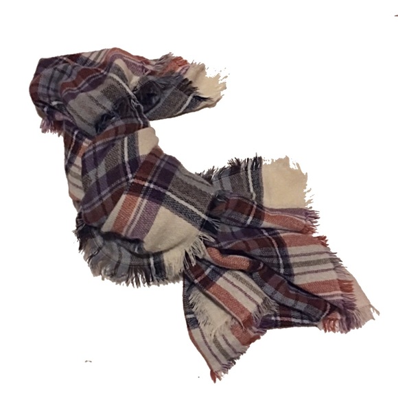 Apt. 9 Accessories - Apt. 9 Plaid Plaid Fringed Blanket Scarf